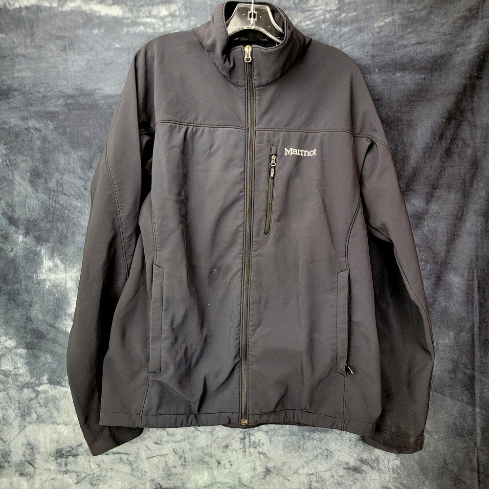 Marmont Jacket Full Zip Size Large Mens Black Front Pockets Unisex